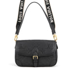 Louis Vuitton Shoulder Bag Monogram Empreinte Diane 2-Way Black