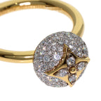 Louis Vuitton Color Blossom Pave Diamond 53 Ring 18k Yellow Gold — view 8