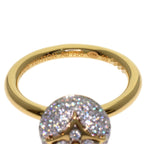 Louis Vuitton Color Blossom Pave Diamond 53 Ring 18k Yellow Gold — view 5