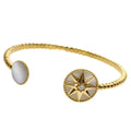 Dior Rose Des Vents Shell Diamond Bracelet 18k Yellow Gold