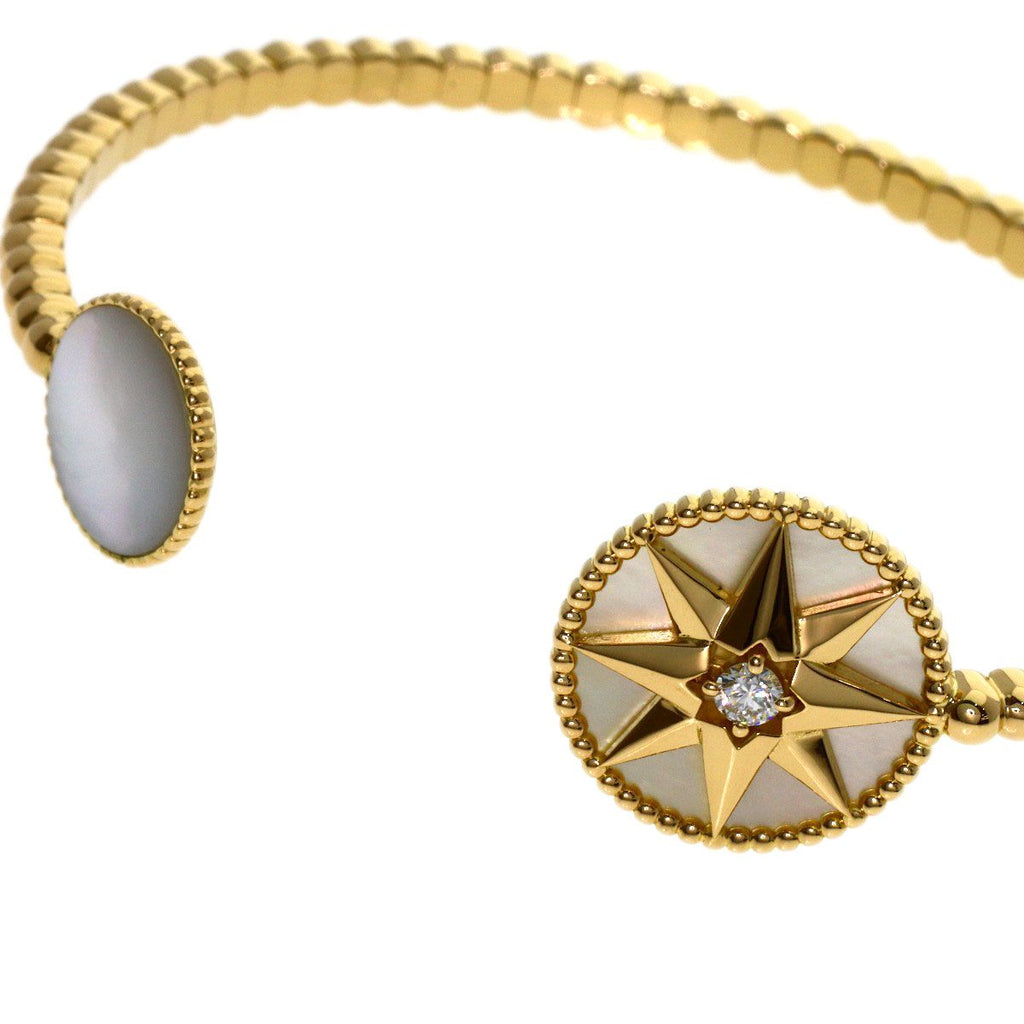 Dior Rose Des Vents Shell Diamond Bracelet 18k Yellow Gold — view 3