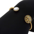 Dior Rose Des Vents Shell Diamond Bracelet 18k Yellow Gold — view 5
