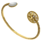 Dior Rose Des Vents Shell Diamond Bracelet 18k Yellow Gold — view 2