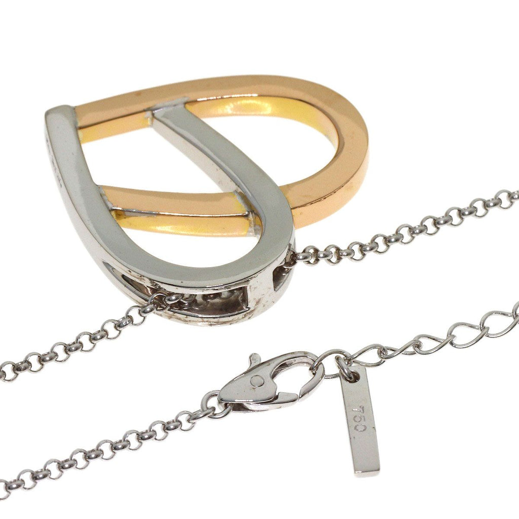 Celine Heart Diamond Necklace — view 2