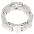 Chanel Ultra Diamond White Ceramic 53 Ring 18K Gold — view 4