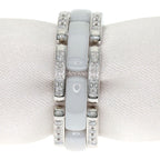 Chanel Ultra Diamond White Ceramic 53 Ring 18K Gold — view 3