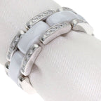 Chanel Ultra Diamond White Ceramic 53 Ring 18K Gold — view 2