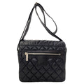 Chanel Coco Cocoon Messenger Bag Silver Nylon