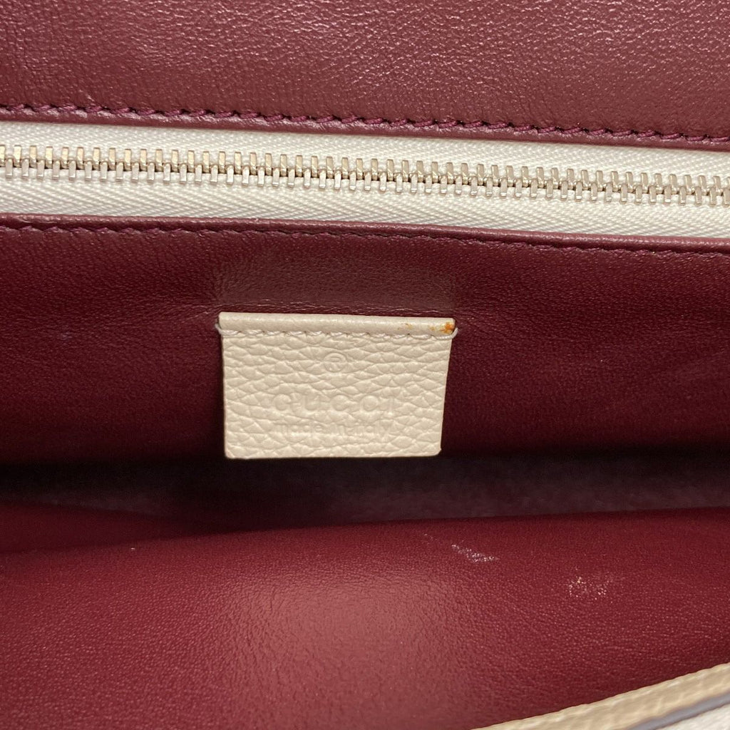 Gucci Zumi Medium Top Handle 2-Way Handbag Calfskin — view 6