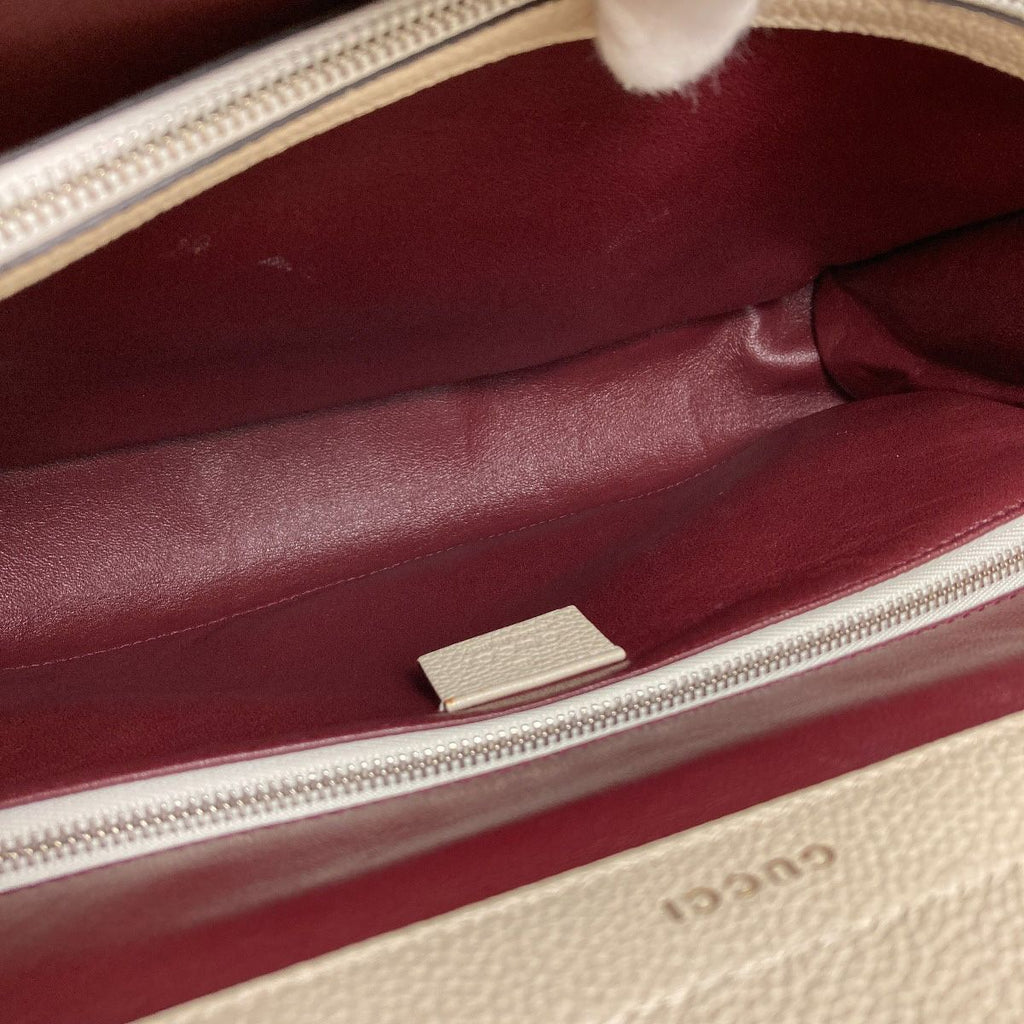 Gucci Zumi Medium Top Handle 2-Way Handbag Calfskin — view 8