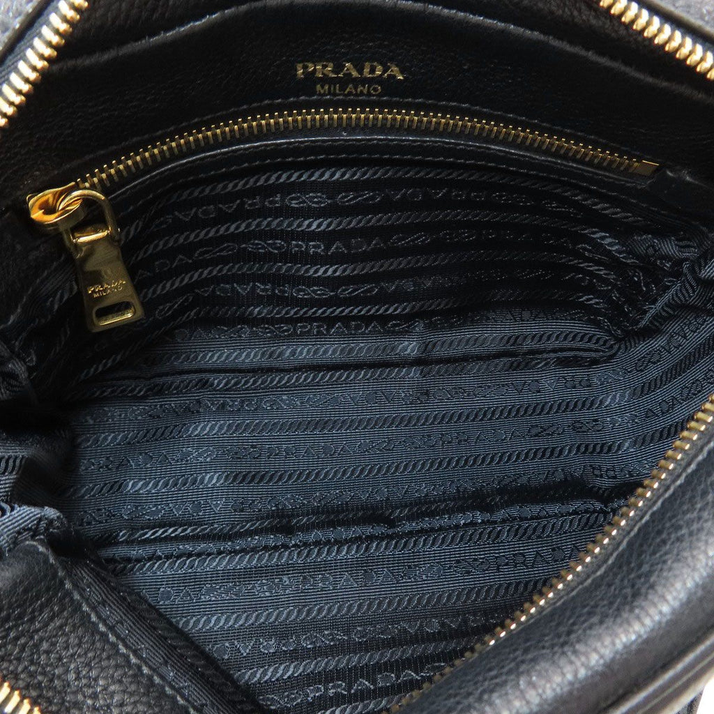 Prada Logo Shoulder Bag Calfskin — view 5