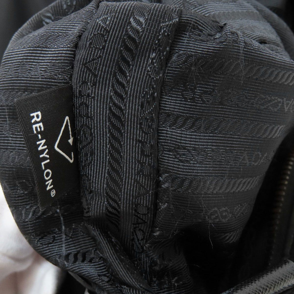 Prada Logo Shoulder Bag Nylon — view 8