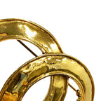 Chanel 94P CC Logo Vintage Brooch Gold Plated — view 3