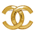 Chanel 94P CC Logo Vintage Brooch Gold Plated