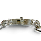 Hermes Kelly Chaine Simple Tour Bracelet Silver 19 — view 5
