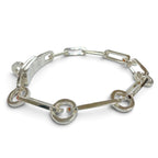 Hermes Kelly Chaine Simple Tour Bracelet Silver 19 — view 3