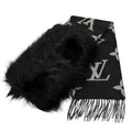 Louis Vuitton Echarpe Reykjavik Fur Cashmere 100% Fox Fur Scarf