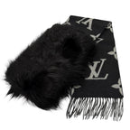 Louis Vuitton Echarpe Reykjavik Fur Cashmere 100% Fox Fur Scarf