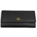 Gucci Double G Continental Wallet GG Marmont Leather