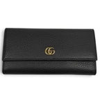 Gucci Double G Continental Wallet GG Marmont Leather
