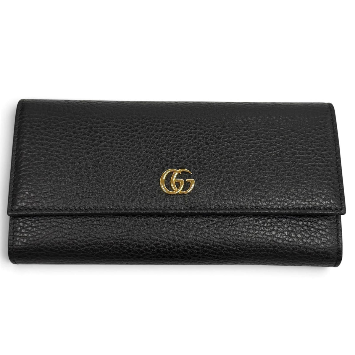 Gucci Double G Continental Wallet GG Marmont Leather