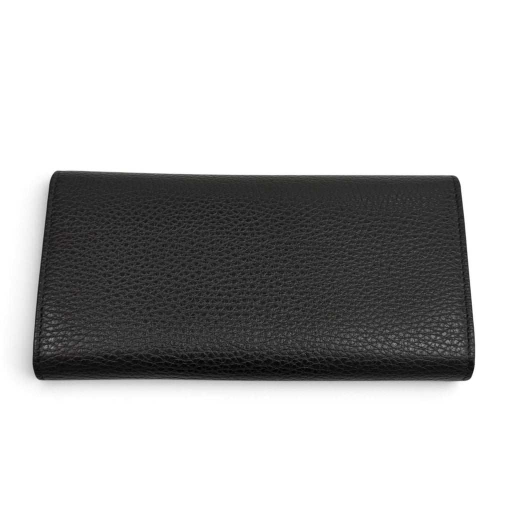 Gucci Double G Continental Wallet GG Marmont Leather — view 3