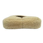 Saint Laurent Paris le 5 7 Mini Hobo Fleece Handbag Shearling Suede Leather — view 5