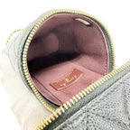 Chanel Caviar Leather Quilted Vanity Phone Chain Shoulder Bag Black Gold — view 7