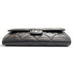 Chanel Caviar Leather Quilted CC Logo Flap Wallet Black — view 5