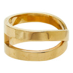 Hermes Ribbon Scarf Ring Gold Plated — view 4
