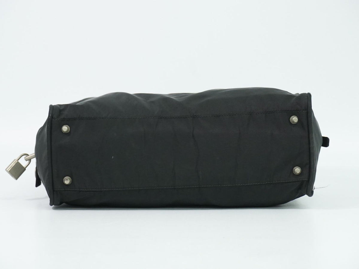 Prada Nylon Handbag Black Bag — view 3