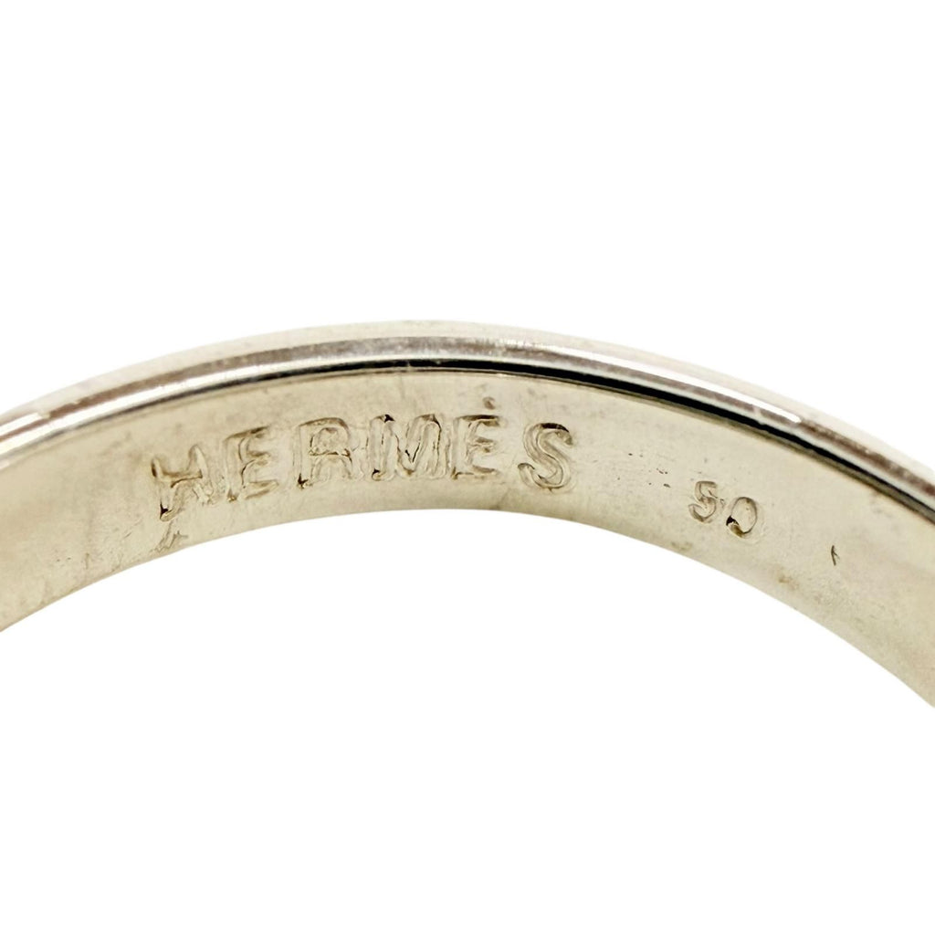 Hermes Heart Knock Ring Combination Silver Gold — view 7