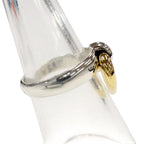 Hermes Heart Knock Ring Combination Silver Gold — view 5