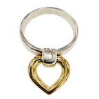 Hermes Heart Knock Ring Combination Silver Gold — view 6