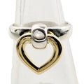 Hermes Heart Knock Ring Combination Silver Gold
