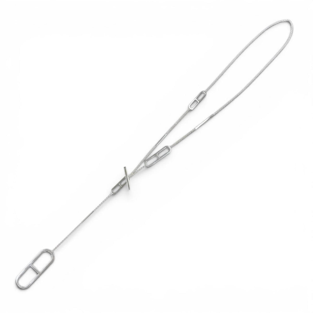 Hermes Ever Chaine D'ancre 925 Necklace 80 Silver — view 3