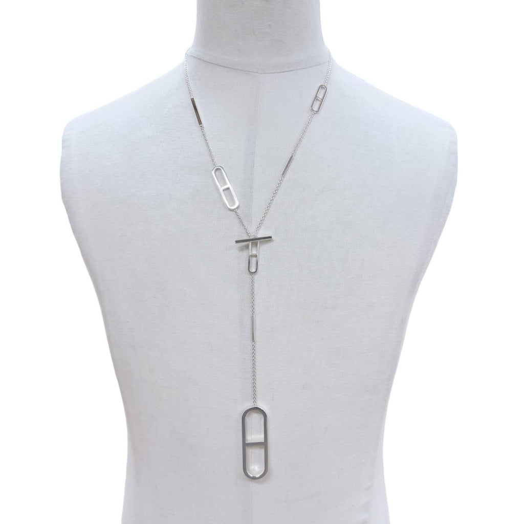 Hermes Ever Chaine D'ancre 925 Necklace 80 Silver — view 2