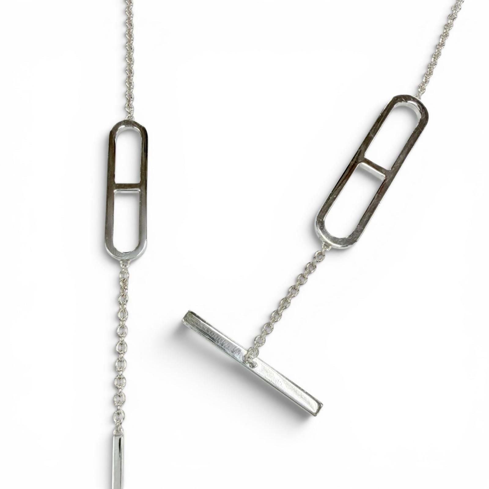 Hermes Ever Chaine D'ancre 925 Necklace 80 Silver — view 6