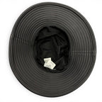Hermes Deerskin Bucket Hat Leather Hat Black 56 — view 5