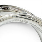 Hermes Clou de H Double Ring Silver — view 7