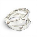 Hermes Clou de H Double Ring Silver — view 4