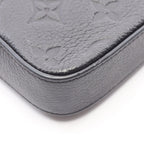 Louis Vuitton Shoulder Bag Pochette Felicie Noir Leather — view 7