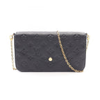 Louis Vuitton Shoulder Bag Pochette Felicie Noir Leather
