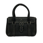 Fendi Handbag Linda Bag Selleria Black Leather