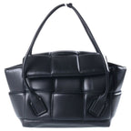 Bottega Veneta the Arco Bag Padded Maxi Intrecciato Large Handbag Black