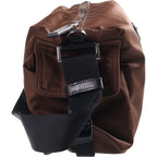 Prada Explorer Re-Nylon Bag Brown Nylon Leather Silver — view 3