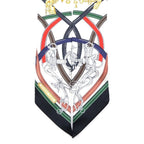 Hermes Twilly Silk Scarf Legendary Harness White — view 2