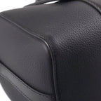 Louis Vuitton Aerogram City Keepall Shoulder Bag Black Calfskin — view 5