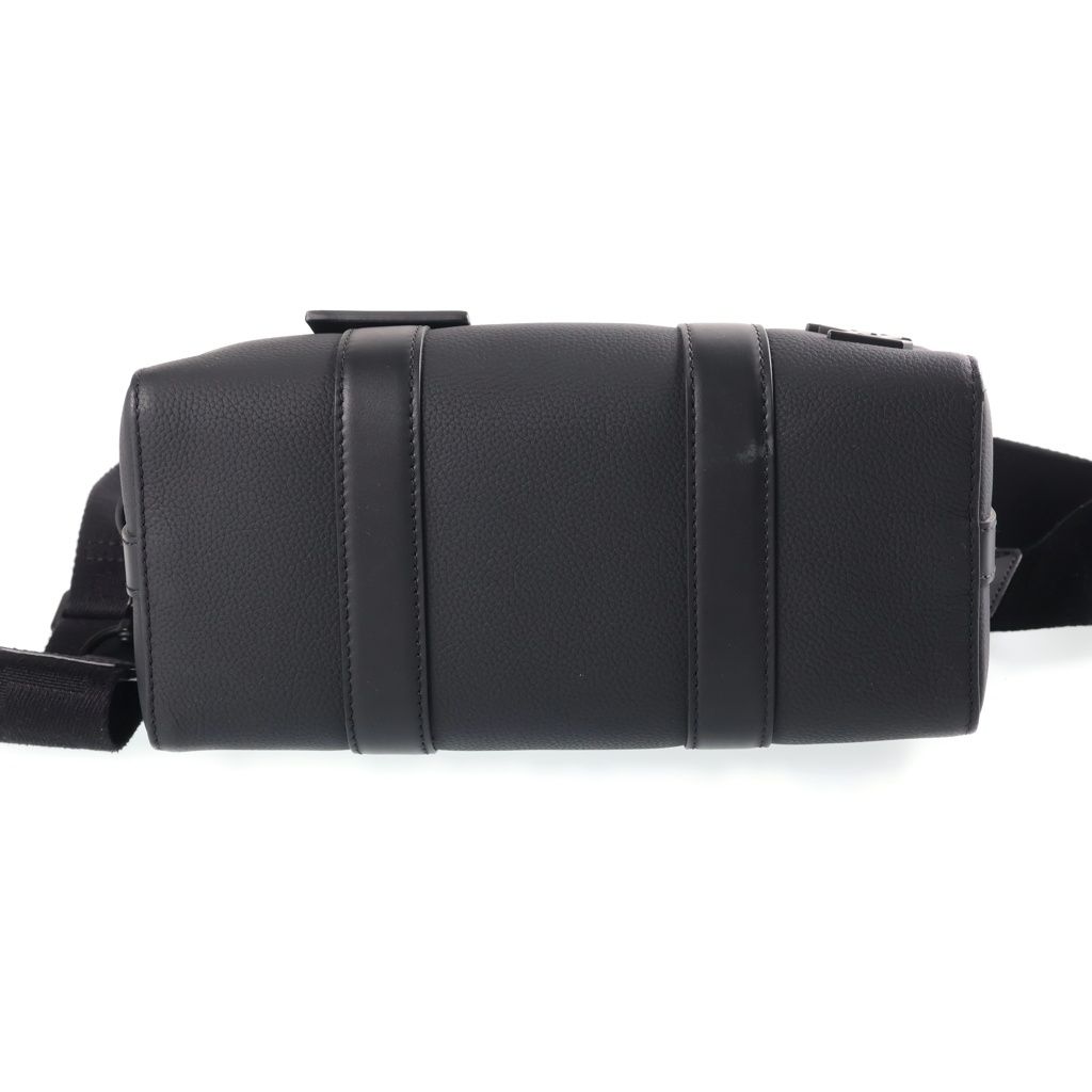 Louis Vuitton Aerogram City Keepall Shoulder Bag Black Calfskin — view 4