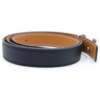Hermes Constance Leather Belt Silver Black — view 3